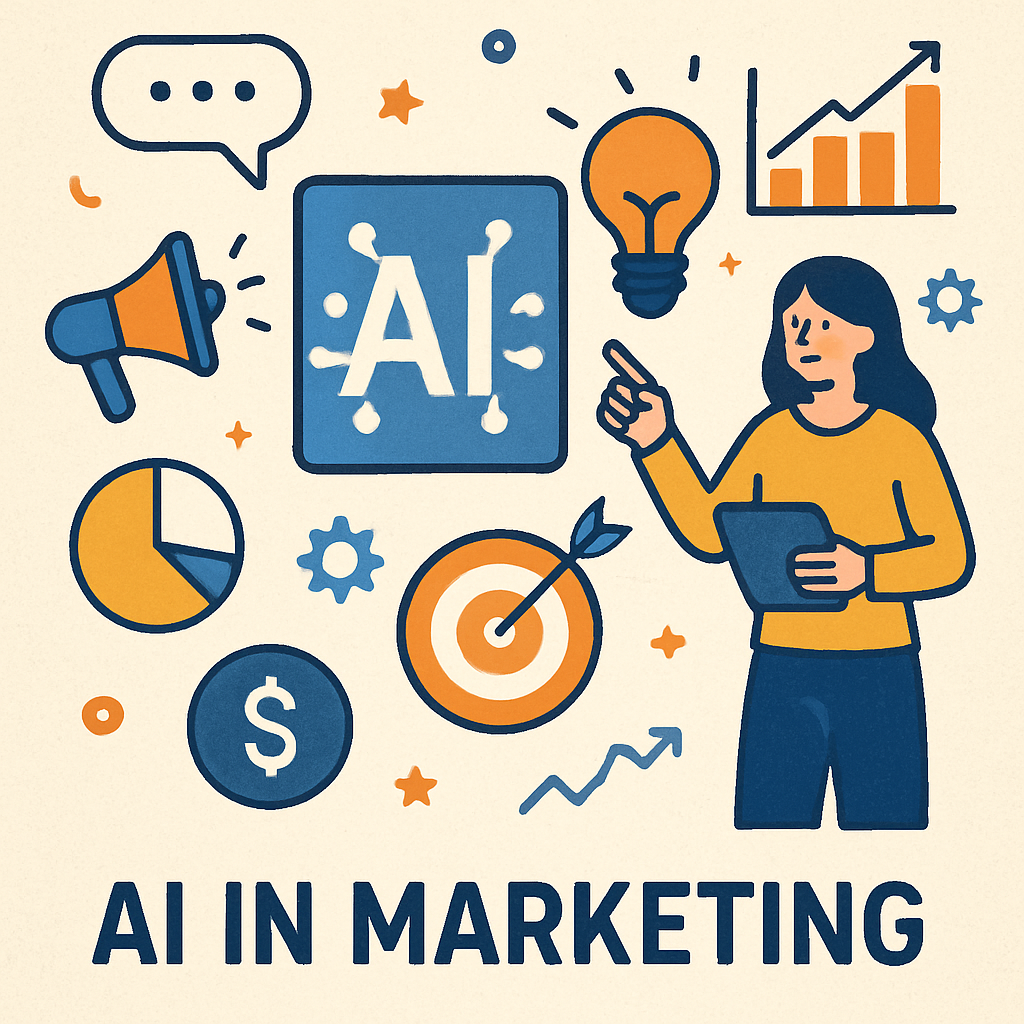 AI in marketing concept